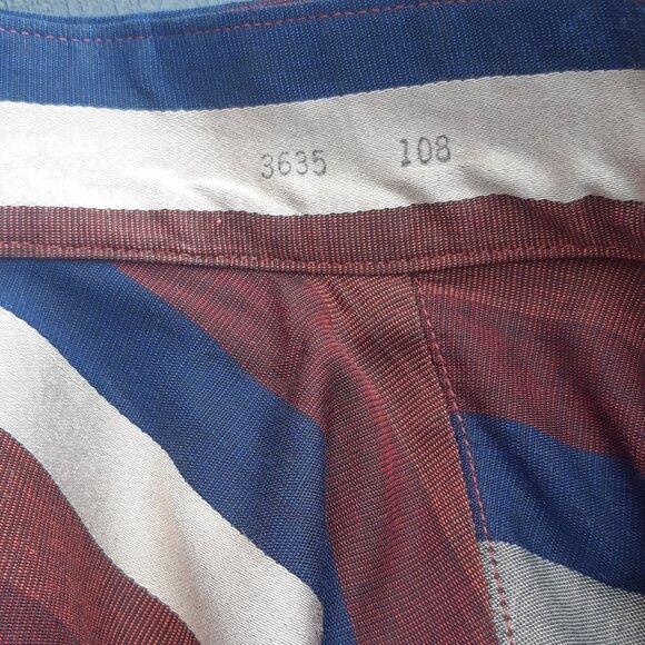 PRIVATE STOCK by HATHAWAY SZ L Striped Long Sleeve Button Up Men's Shirt - Picture 6 of 15